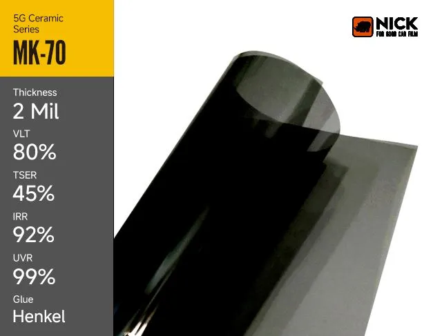 Premium keramisk tonfilm och fönsterfilm för bilar för optimalt skydd